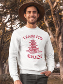 Thank You And Enjoy Sweatshirt Men's -GoatDeals Designs
