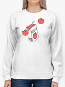Juice Box Of Orange Sweatshirt Women's -GoatDeals Designs