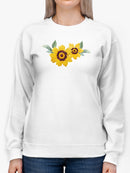 Two Sunflowers Sweatshirt Women's -GoatDeals Designs