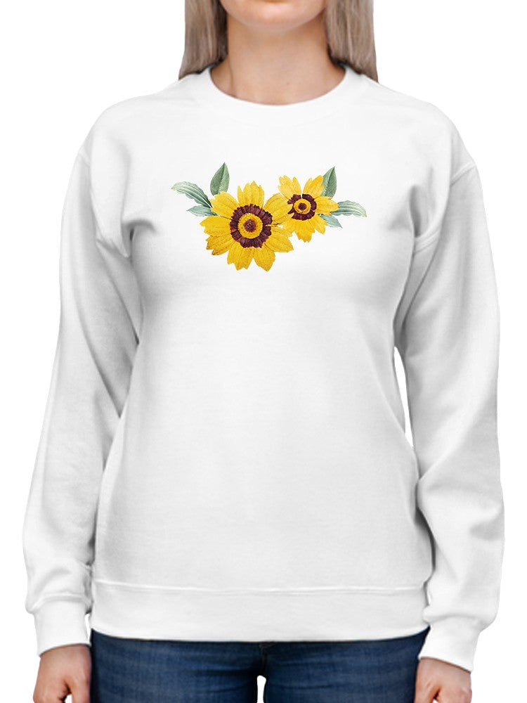 Two Sunflowers Sweatshirt Women's -GoatDeals Designs