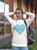 Heart Shaped States Sweatshirt Women's -GoatDeals Designs