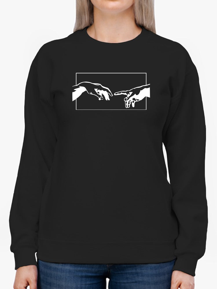 Hands Close Sweatshirt Women's -GoatDeals Designs