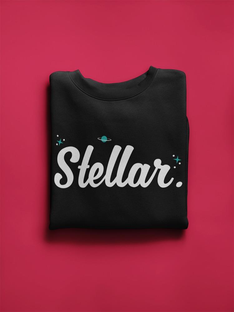 Stellar Text Sweatshirt Women's -GoatDeals Designs