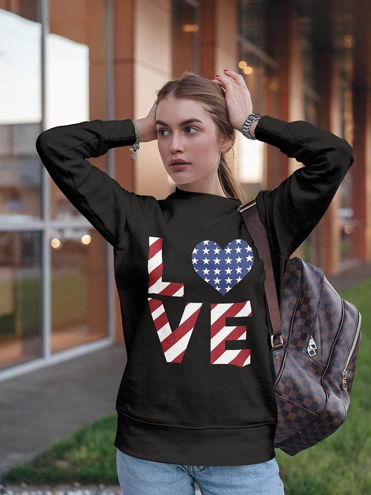American Love! Sweatshirt Women's -GoatDeals Designs