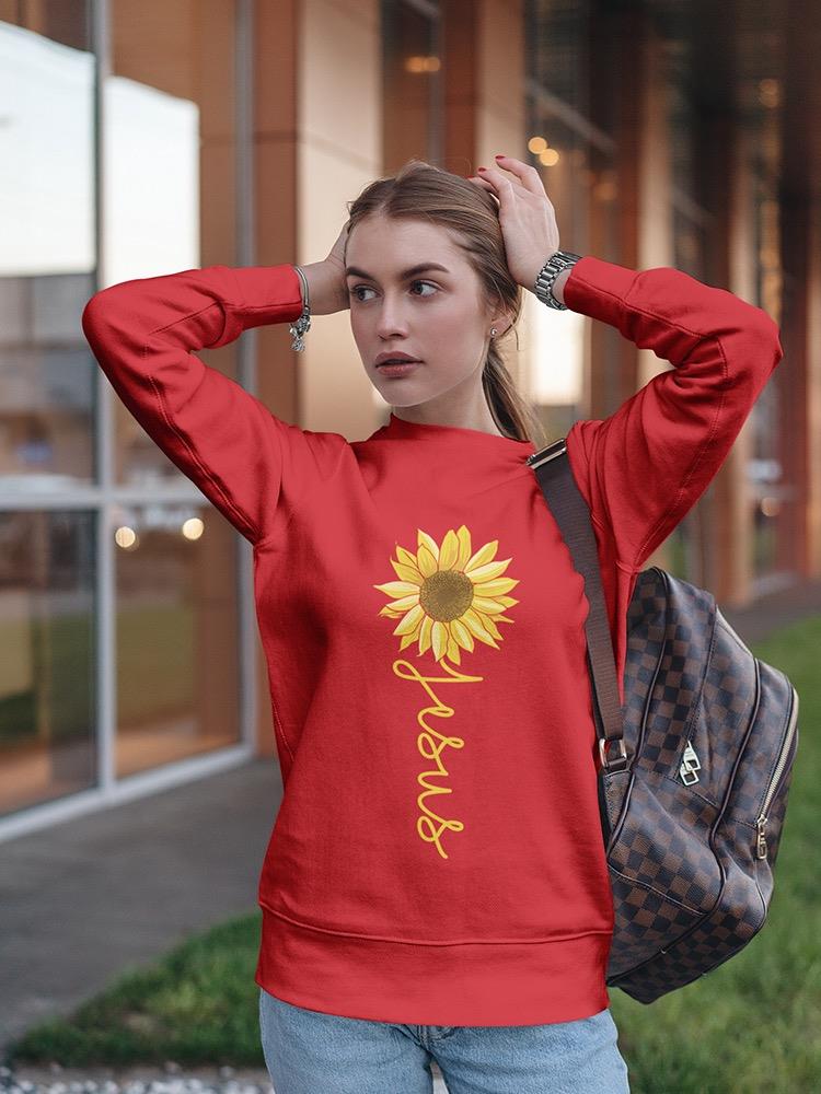 Jesus Sunflowers Sweatshirt Women's -GoatDeals Designs