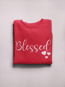 Blessed And Hearts Sweatshirt Women's -GoatDeals Designs