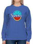 Watermelon Summer. Sweatshirt Women's -GoatDeals Designs