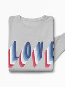 Text Love. Sweatshirt Women's -GoatDeals Designs