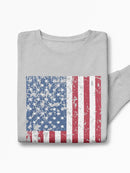 Torn American Flag Style Sweatshirt Women's -GoatDeals Designs