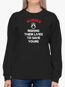 Risking Their Lives To Save Sweatshirt Women's -GoatDeals Designs