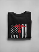 Usa Flag Health  Sweatshirt Women's -GoatDeals Designs