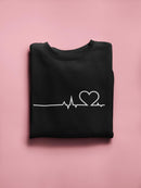 Love Heartbeat Sweatshirt Women's -GoatDeals Designs