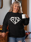 R N Diamond  Sweatshirt Women's -GoatDeals Designs