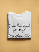 Granddaughter Love Design Sweatshirt Women's -GoatDeals Designs