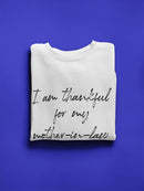 Mother In Law Design Sweatshirt Women's -GoatDeals Designs