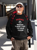 Nurses Quote Sweatshirt Men's -GoatDeals Designs
