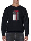 Fire Axe Flag Graphic Sweatshirt Men's -GoatDeals Designs