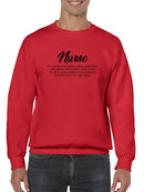 Nurse Quote Sweatshirt Men's -GoatDeals Designs