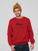 Nurse Quote Sweatshirt Men's -GoatDeals Designs