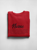 Nurse Quote Sweatshirt Men's -GoatDeals Designs