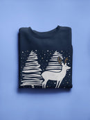 White Christmas And Snow Women's Sweatshirt