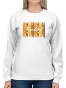 Thankful Thanksgiving Design Sweatshirt Women's -GoatDeals Designs