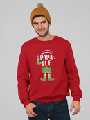Papa Elf Slogan Sweatshirt Men's -GoatDeals Designs