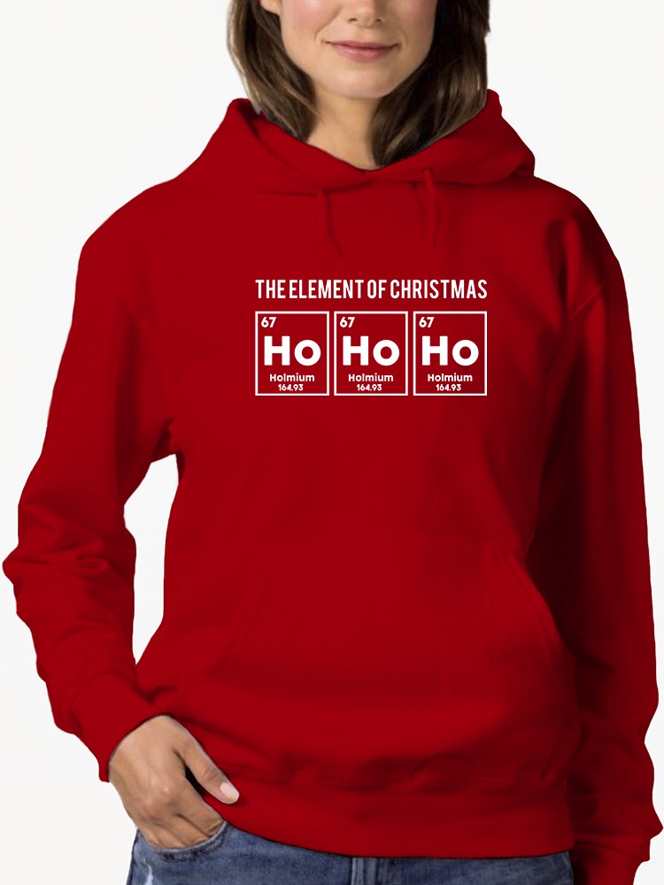 Christmas Elements Design Women's Hoodie