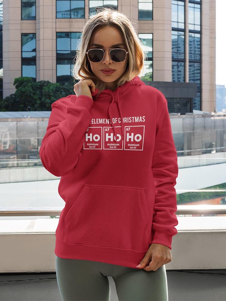 Christmas Elements Design Women's Hoodie