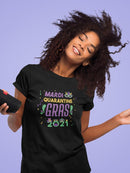 Mardi Gras - Quarantine Tee Women's -GoatDeals Designs