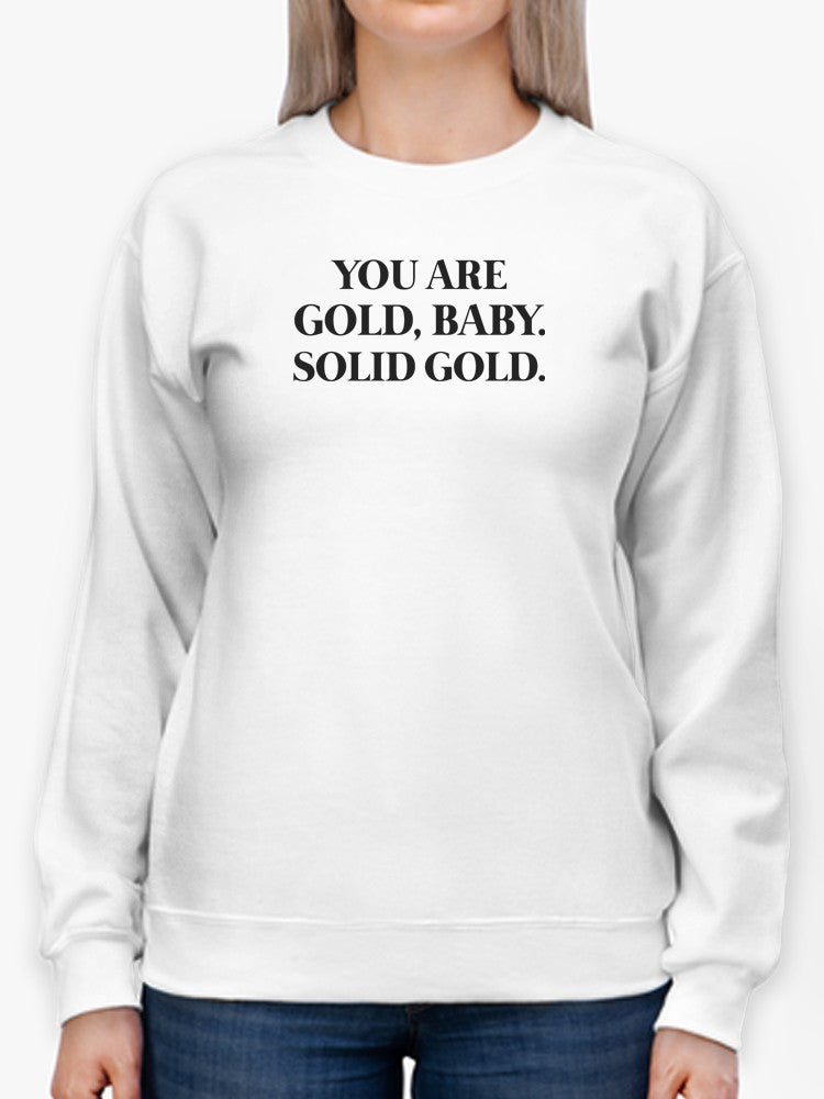 Solid Gold Women's Sweatshirt