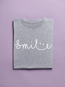 Smile Calligraphic Deisgn Women's T-shirt