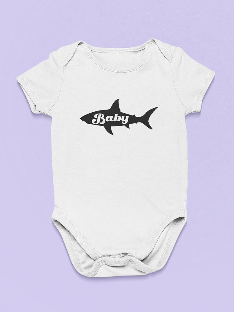 Black Shark Silhouette Baby's Bodysuit