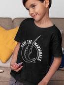 Save The Narwhals Toddler's T-shirt