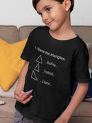 Name The Triangles Toddler's T-shirt