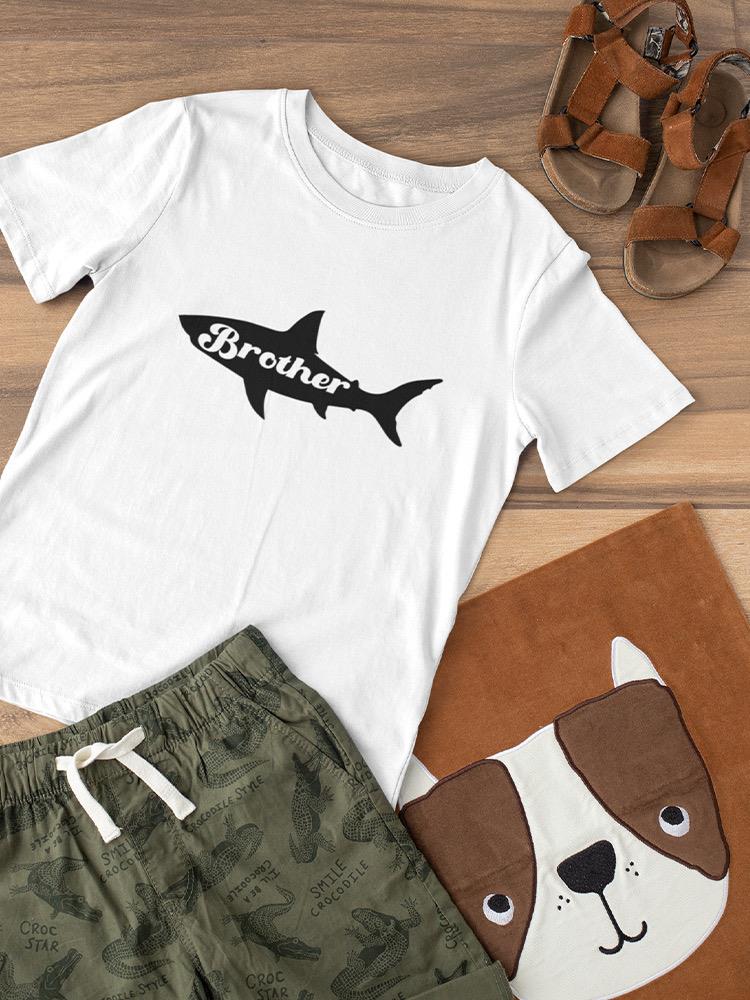 "Brother" Shark Silhouette Toddler's T-shirt