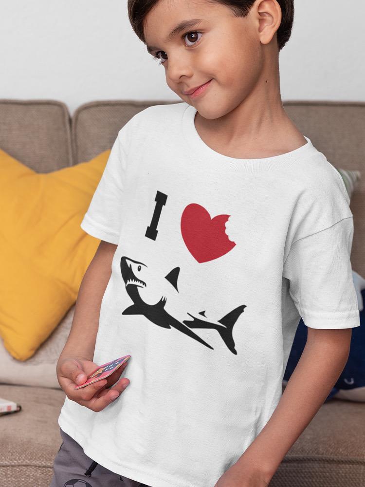 I Love Sharks. Toddler's T-shirt