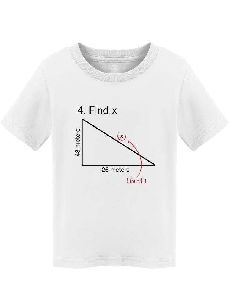 Find X  Toddler's T-shirt