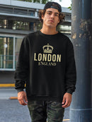 London England Crown Men's Sweatshirt