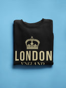 London England Crown Men's Sweatshirt