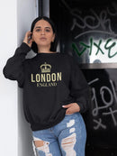 London England And Crown Women's Sweatshirt