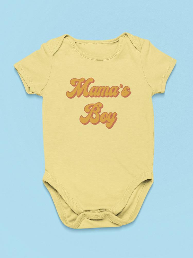 Mama's Boy Baby Bodysuit Bodysuit Baby's -GoatDeals Designs