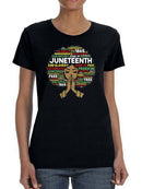 Juneteenth Tee Women's -GoatDeals Designs