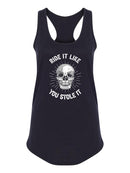 Black Racerback: Ride It Tank Women's -GoatDeals Designs