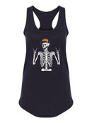 Skeleton With A Cap Tank Women's -GoatDeals Designs