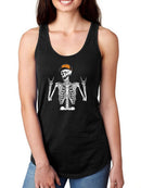 Skeleton With A Cap Tank Women's -GoatDeals Designs