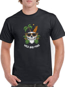 Wild And Free, Beach And Skull Tee Men's -SmartPrintsInk Designs