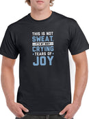 Tears Of Joy Quote Tee Men's -SmartPrintsInk Designs