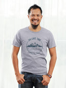 Lake Time Quote Tee Men's -SmartPrintsInk Designs