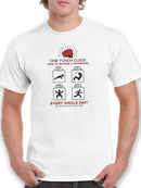 Become A Superhero Design Tee Men's -SmartPrintsInk Designs